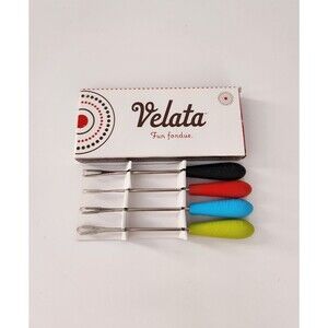 Scentsy Velata Fun Fondue Set of 4 Forks Replacements Colorful New
